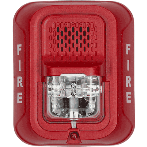 System Sensor P2RL Wall mount Horn/Strobe 12/24V - Red