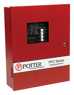 Potter PFC-4410RC 4 Zone Releasing Control Panel - Red