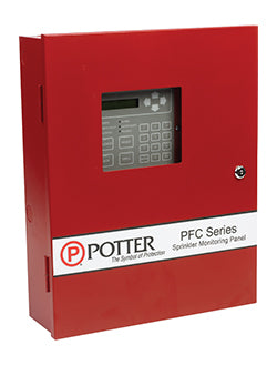 Potter PFC-6006-R 6 Zone Sprinkler Monitoring Panel - Red