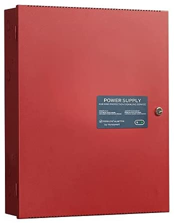 Fire-Lite FL-PS10 10.0 A, 120 VAC Remote Charger Power Supply, Lockable & Metal Enclosure, Red (Replacement for FCPS-24S8, HPF24S8, HPFF8)